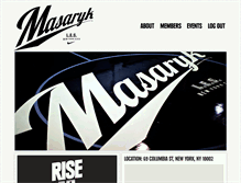 Tablet Screenshot of masarykbasketball.com